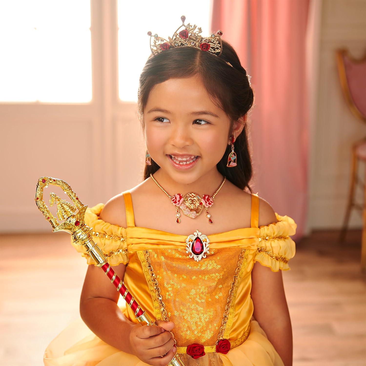imageDisney Store Official Princess Tiara Headbands for kids  Shimmering Princess Dress Up AccessoriesBelle