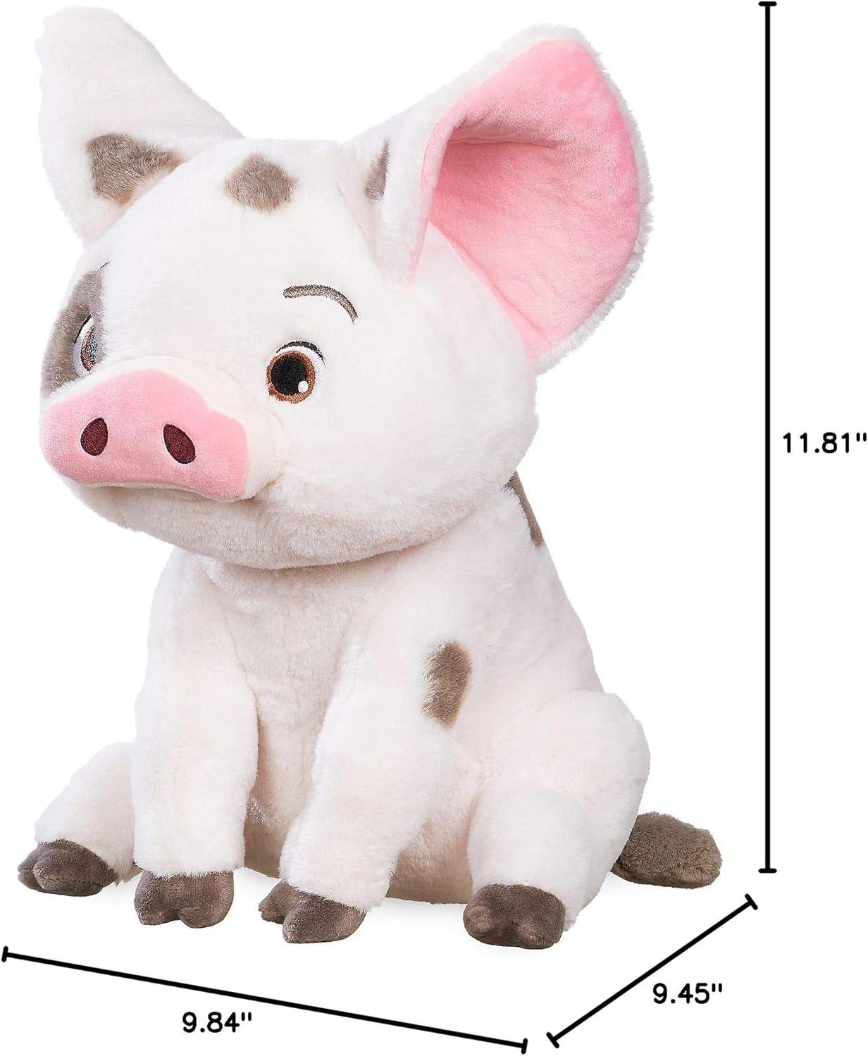 imageDisney Store Official Pua Plush Moana Medium 13 Inches Iconic Cuddly Toy Character with Embroidered Eyes and Soft Plush Features Suitable for All Ages 0Pua