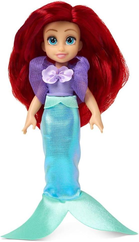 imageDisney Store Official Rapunzel Once Upon a Story Mini Doll Playset Tangled 5 Inch Princess Dolls Girl Toys Birthday Gifts for 4 Year Old GirlsAriel