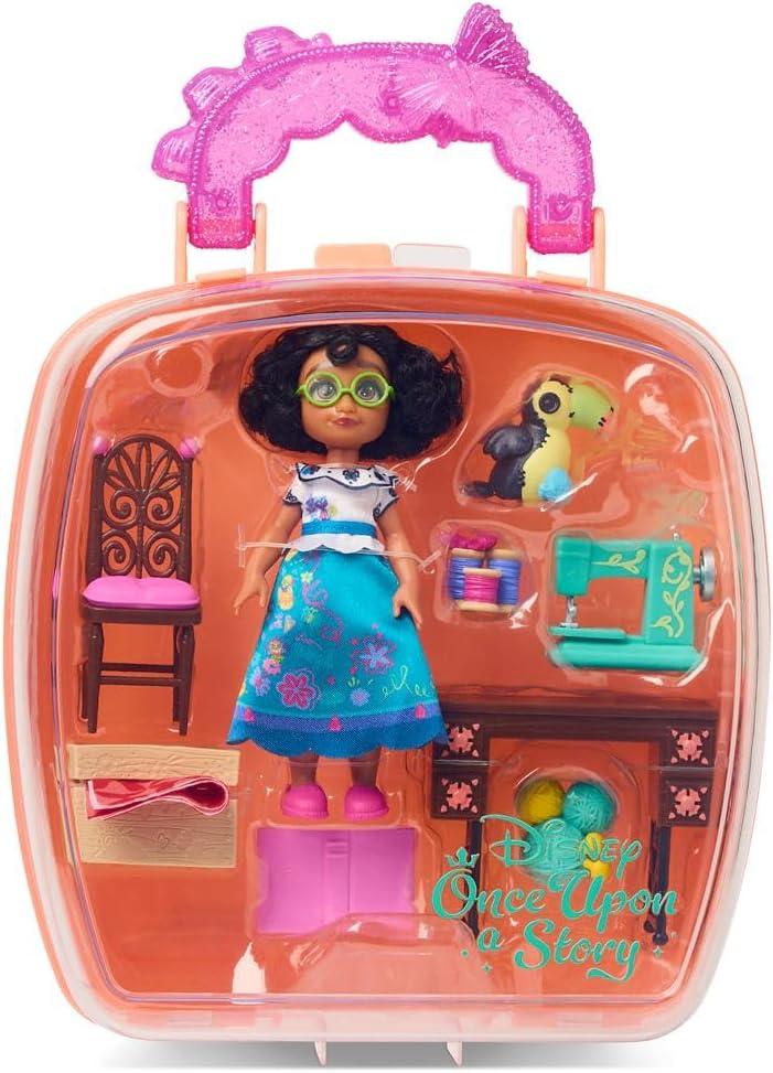 imageDisney Store Official Rapunzel Once Upon a Story Mini Doll Playset Tangled 5 Inch Princess Dolls Girl Toys Birthday Gifts for 4 Year Old GirlsMirabel