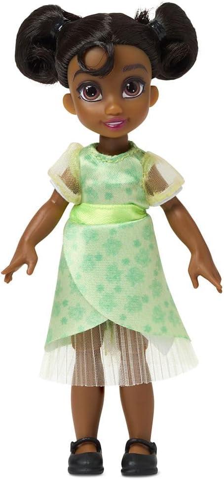 imageDisney Store Official Rapunzel Once Upon a Story Mini Doll Playset Tangled 5 Inch Princess Dolls Girl Toys Birthday Gifts for 4 Year Old GirlsTiana
