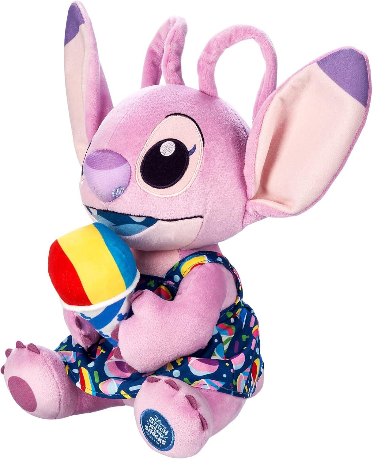 imageDisney Store Official Stitch Attacks Snacks Plush Collection  Angel Shaved Ice  12 Inch Detailed Plush Toys Plush Soft Angel Stuffed Animal  Limited Edition Collectible Lilo ampamp Stitch Toy