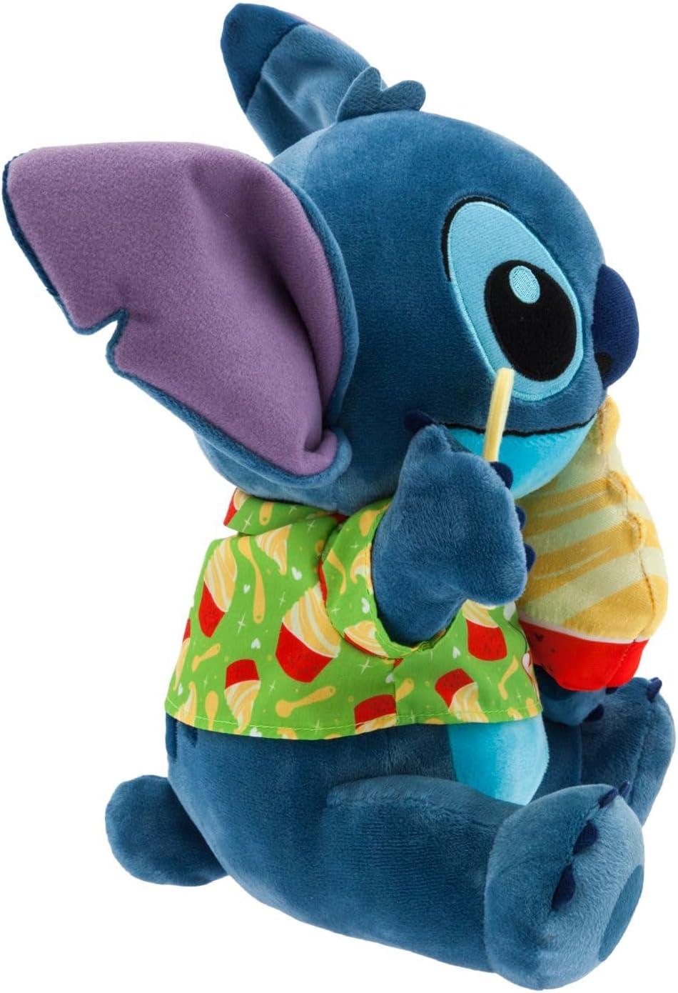 imageDisney Store Official Stitch Attacks Snacks Plush Collection  Stitch Pineapple Swirl  12 Inch Detailed Plush Toys Soft Stitch Stuffed Animal  Limited Edition Collectible Lilo ampamp Stitch Toy