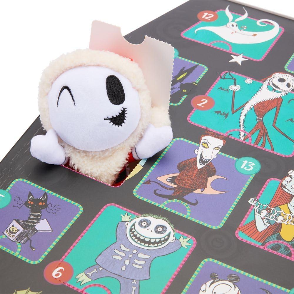 imageDisney Store Official The Nightmare Before Christmas 13Day Halloween Countdown Calendar  Includes 13 Mini Disney Plush Toys Featuring Santa Jack Skellington Sally Zero Oogie Boogie and More