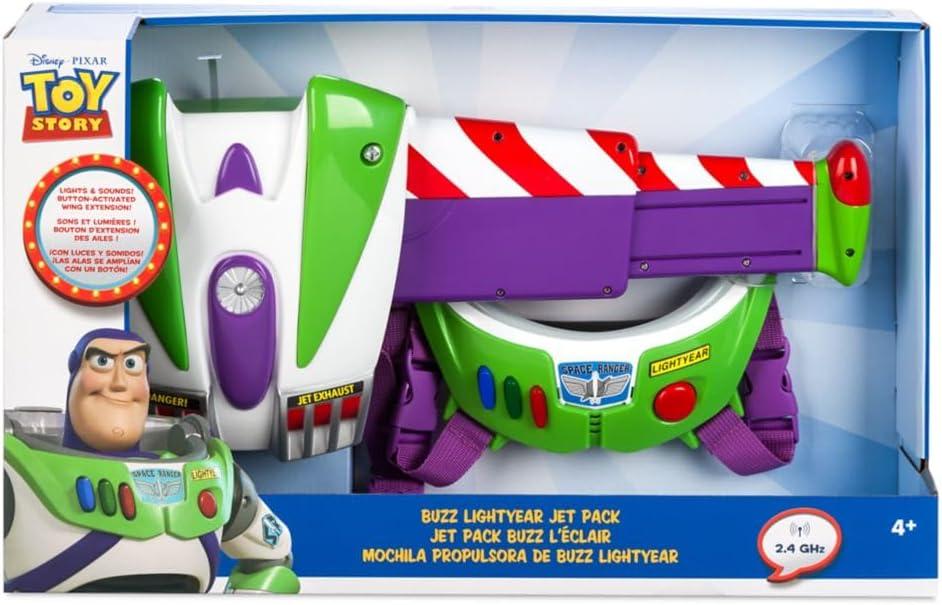 imageDisney Store Official Toy Story Buzz Lightyear Toy Jet Pack with LED Light ampamp Sound Effects Space Ranger Roleplay Accessory with Adjustable Straps Pair with Gauntlet Sold Separately
