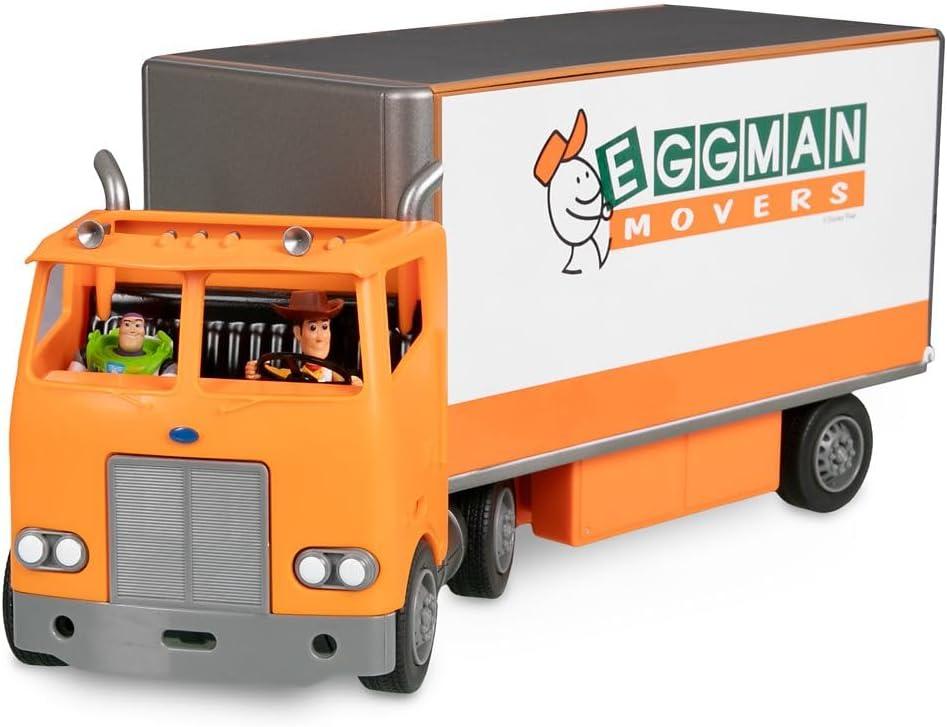 imageDisney Store Official Toy Story Moving Truck Vehicle Play Set  Eggman Movers Truck with Trailer Andys Room Woody Buzz Lightyear Rex RC ampamp Hamm Plus Accessories
