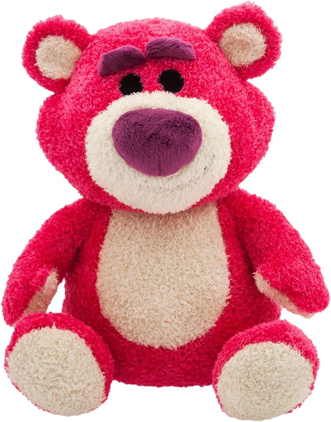 imageDisney Store Official Weighted Plush  Lotso Huggin Bear  Soft Stuffed Animal with Shaggy Coat  25 lb Removable Weight  Ideal Toy Story Toy for Snuggling