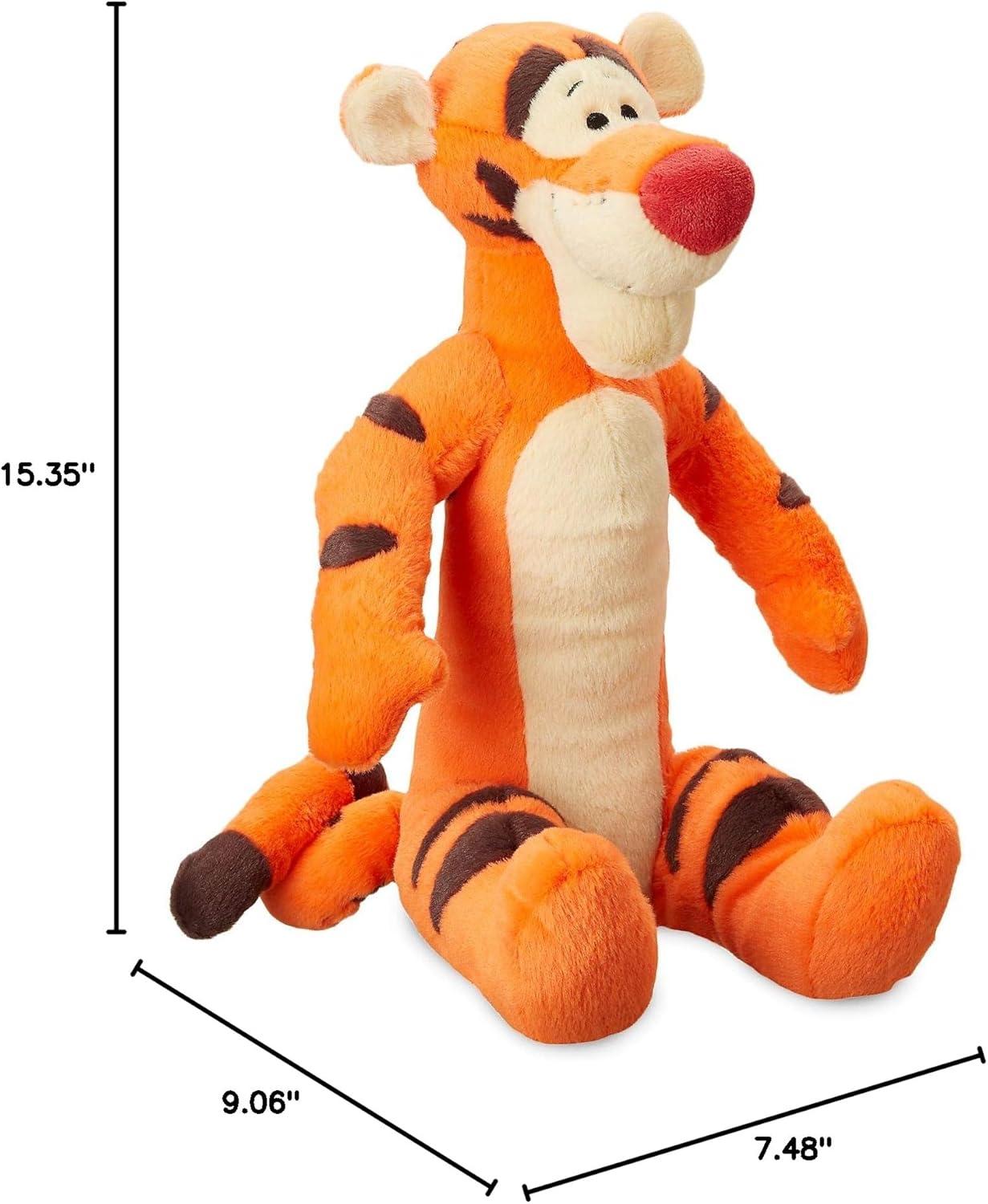 imageDisney Store UnisexChild Tigger Medium Soft Toy for Kids Cuddly Character with Fuzzy Texture and Embroidered Details Floppy Tail Disney Plushy Suitable for All Ages
