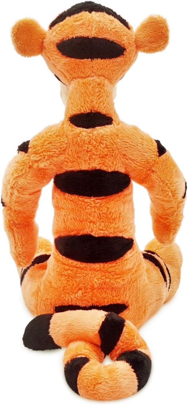 imageDisney Store UnisexChild Tigger Medium Soft Toy for Kids Cuddly Character with Fuzzy Texture and Embroidered Details Floppy Tail Disney Plushy Suitable for All Ages