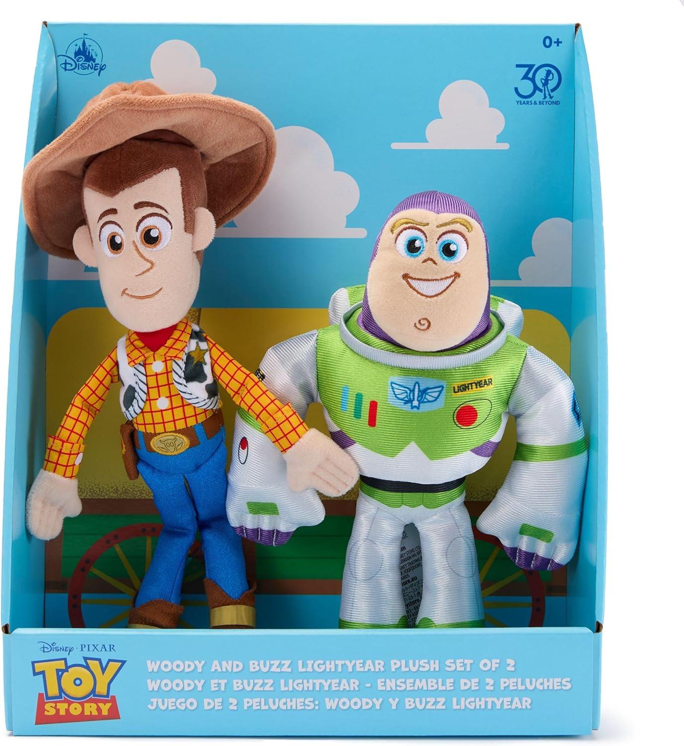 imageWoody and Buzz Lightyear Plush Set  Toy Story 30th Anniversary
