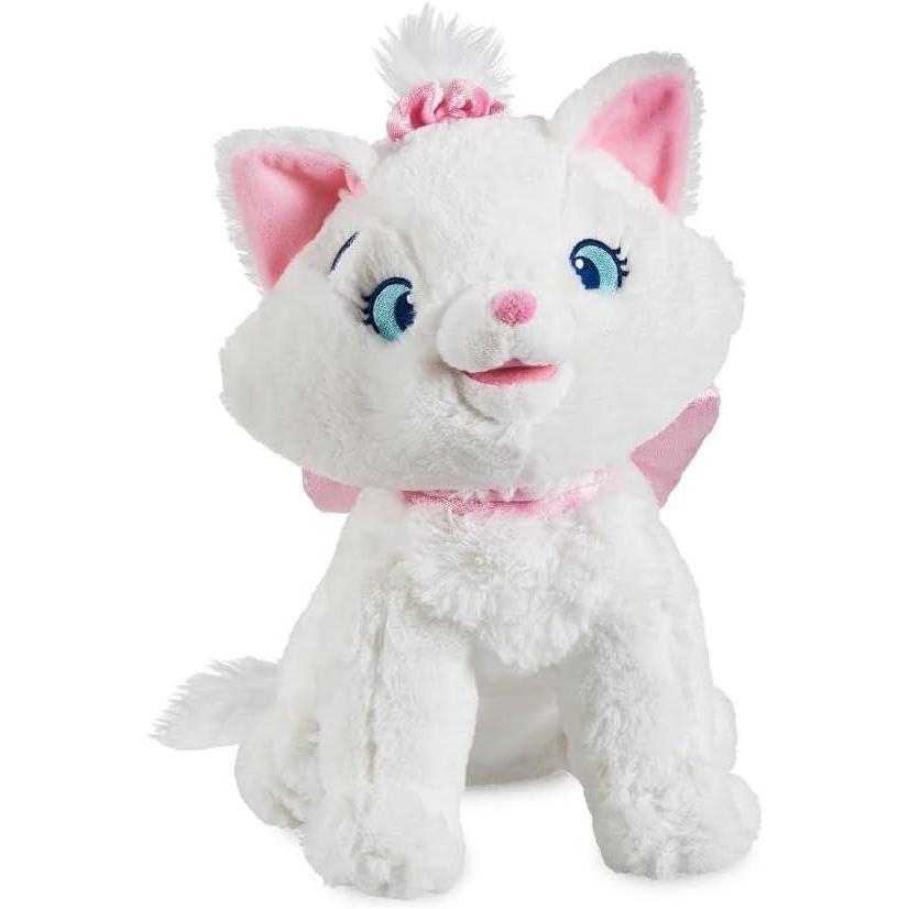 imageDISNEY STORE Official Angel Medium Soft Toy for Kids Cuddly Character with Fuzzy Texture and Embroidered Details Flexible Floppy Ears Disney Plushy Suitable for All AgesMarie