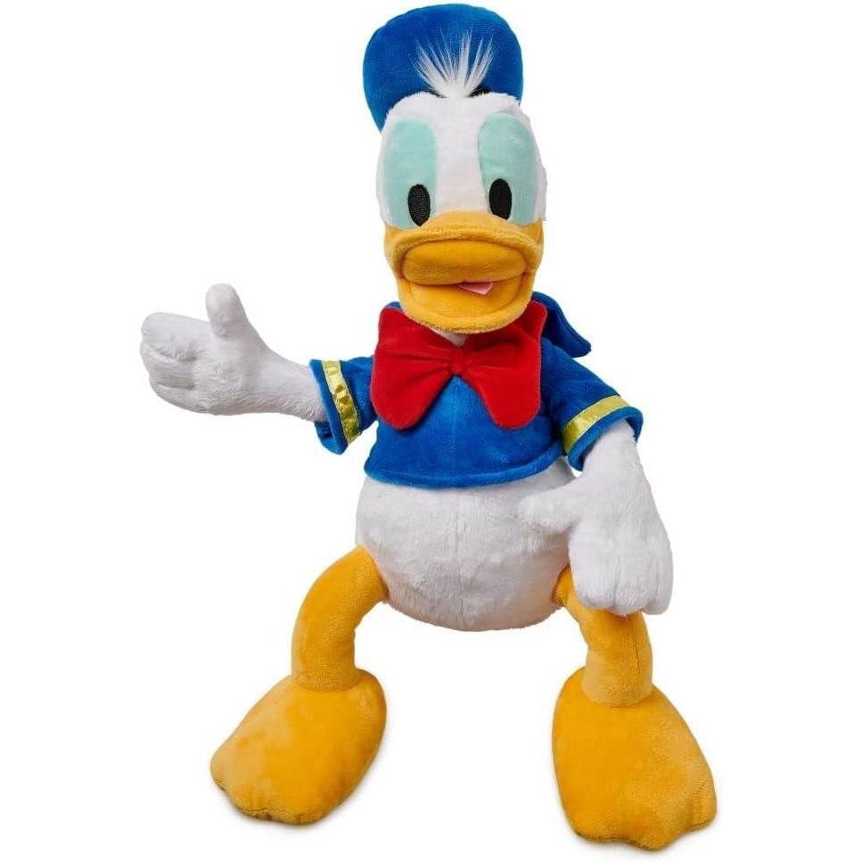 imageDISNEY STORE Official Angel Medium Soft Toy for Kids Cuddly Character with Fuzzy Texture and Embroidered Details Flexible Floppy Ears Disney Plushy Suitable for All AgesDonald Duck