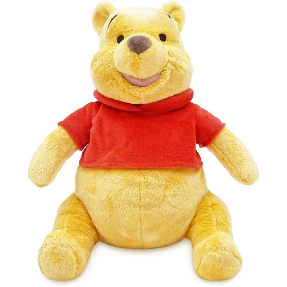 imageDISNEY STORE Official Angel Medium Soft Toy for Kids Cuddly Character with Fuzzy Texture and Embroidered Details Flexible Floppy Ears Disney Plushy Suitable for All AgesPooh