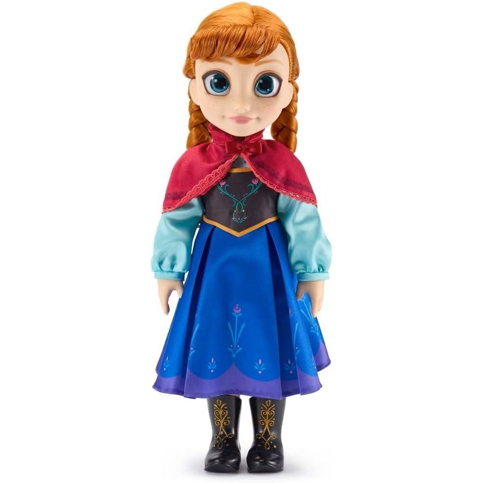 imageDISNEY STORE Official Anna Once Upon a Story Doll  16 Inch Disney Princess Toys Featuring Reflective Eyes with 3D Pupil and Iris Detailed Costume Hair Comb ampamp Shoes  Comes in Display BoxAnna