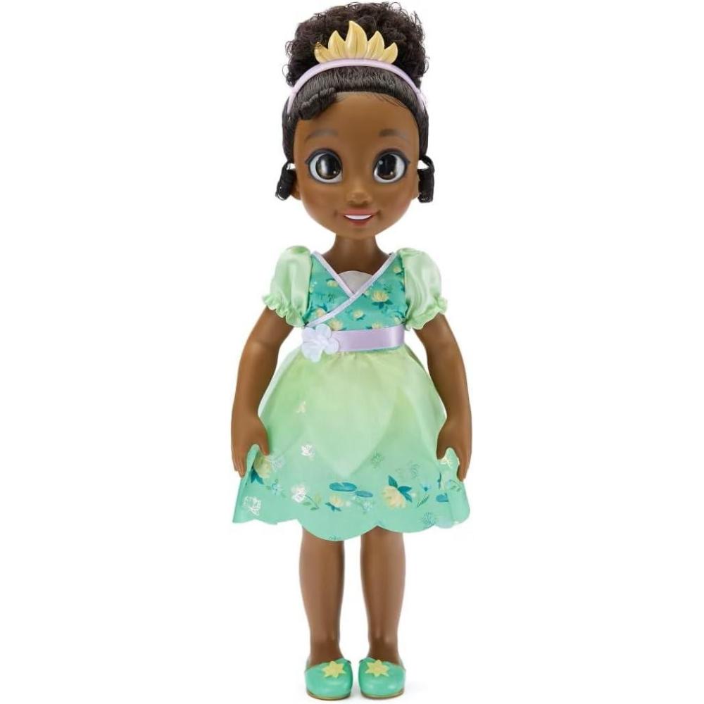 imageDISNEY STORE Official Anna Once Upon a Story Doll  16 Inch Disney Princess Toys Featuring Reflective Eyes with 3D Pupil and Iris Detailed Costume Hair Comb ampamp Shoes  Comes in Display BoxTiana