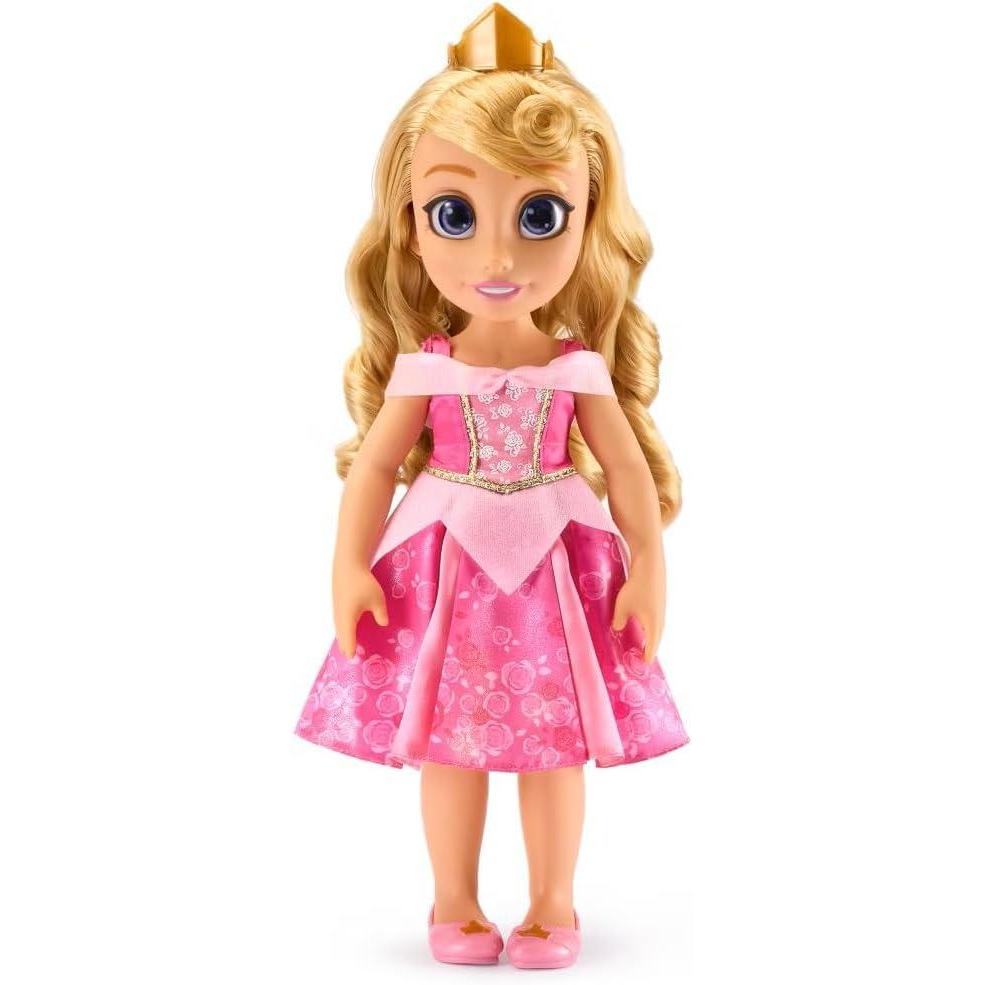 imageDISNEY STORE Official Anna Once Upon a Story Doll  16 Inch Disney Princess Toys Featuring Reflective Eyes with 3D Pupil and Iris Detailed Costume Hair Comb ampamp Shoes  Comes in Display BoxAurora