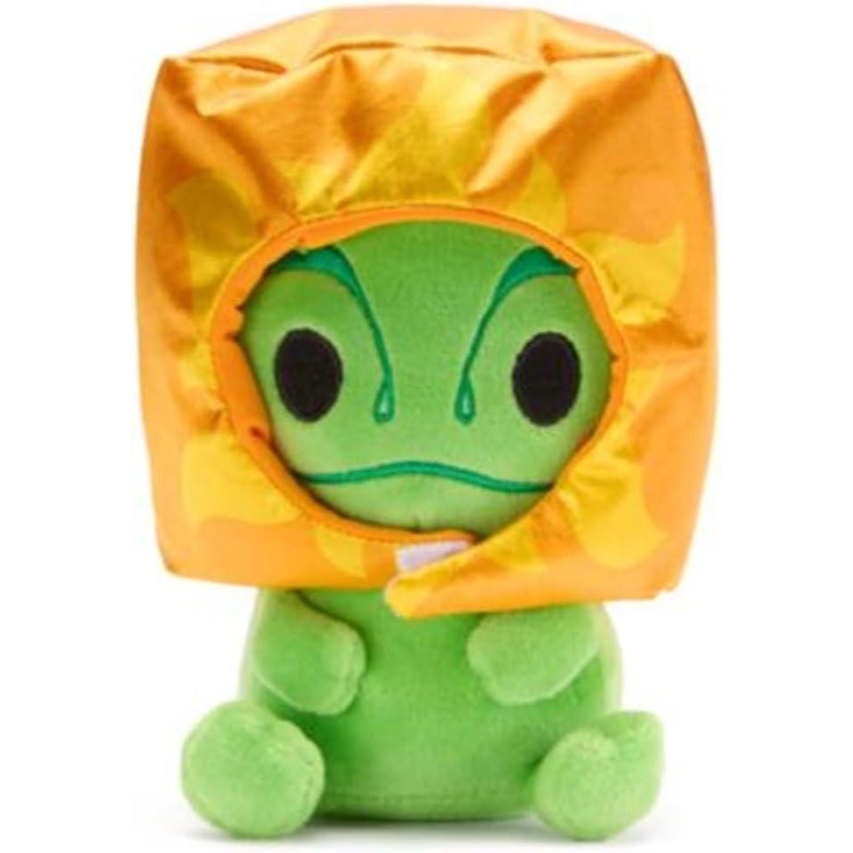 imageDISNEY STORE Official Mini MixIts Plushies  Alice  Cute Stuffed Animals  Mix ampamp Match Detachable Hats  Hook and Loop Strap  Plush Toys for Kids and Collectors 7 InchPascal