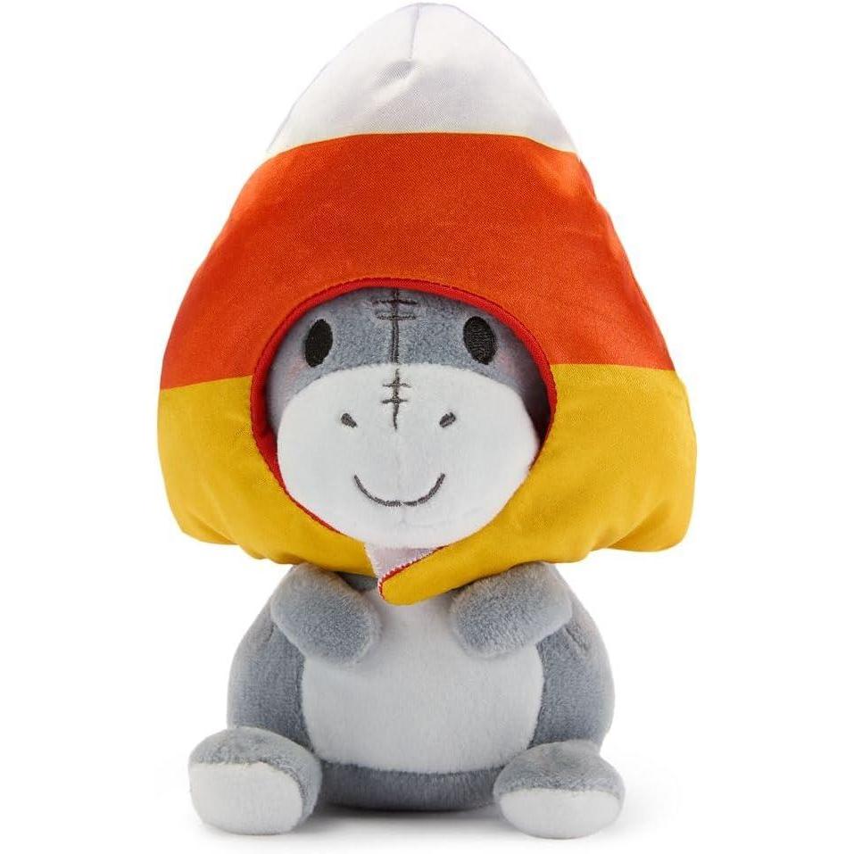 imageDISNEY STORE Official Mini MixIts Plushies  Alice  Cute Stuffed Animals  Mix ampamp Match Detachable Hats  Hook and Loop Strap  Plush Toys for Kids and Collectors 7 InchEeyore