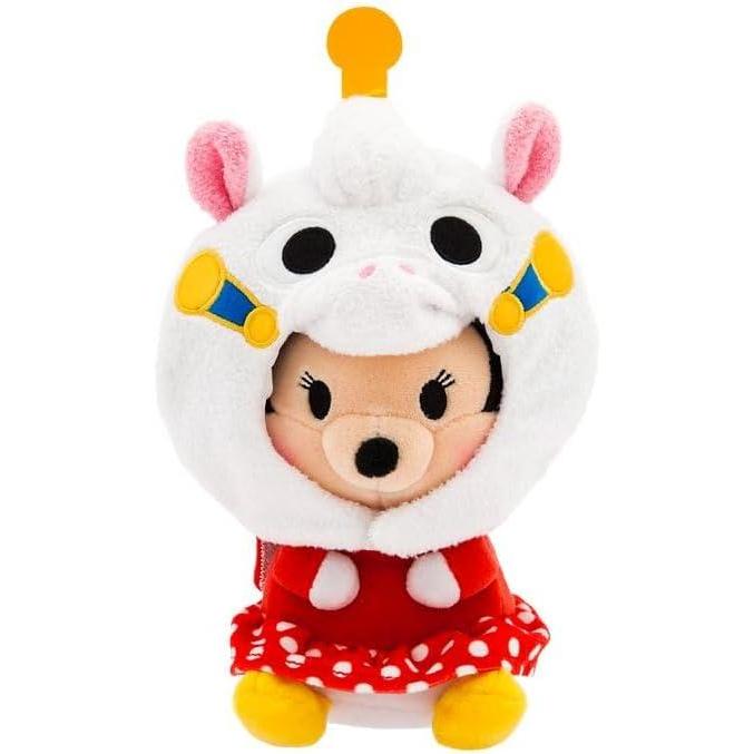 imageDISNEY STORE Official Mini MixIts Plushies  Alice  Cute Stuffed Animals  Mix ampamp Match Detachable Hats  Hook and Loop Strap  Plush Toys for Kids and Collectors 7 InchMinnie Mouse