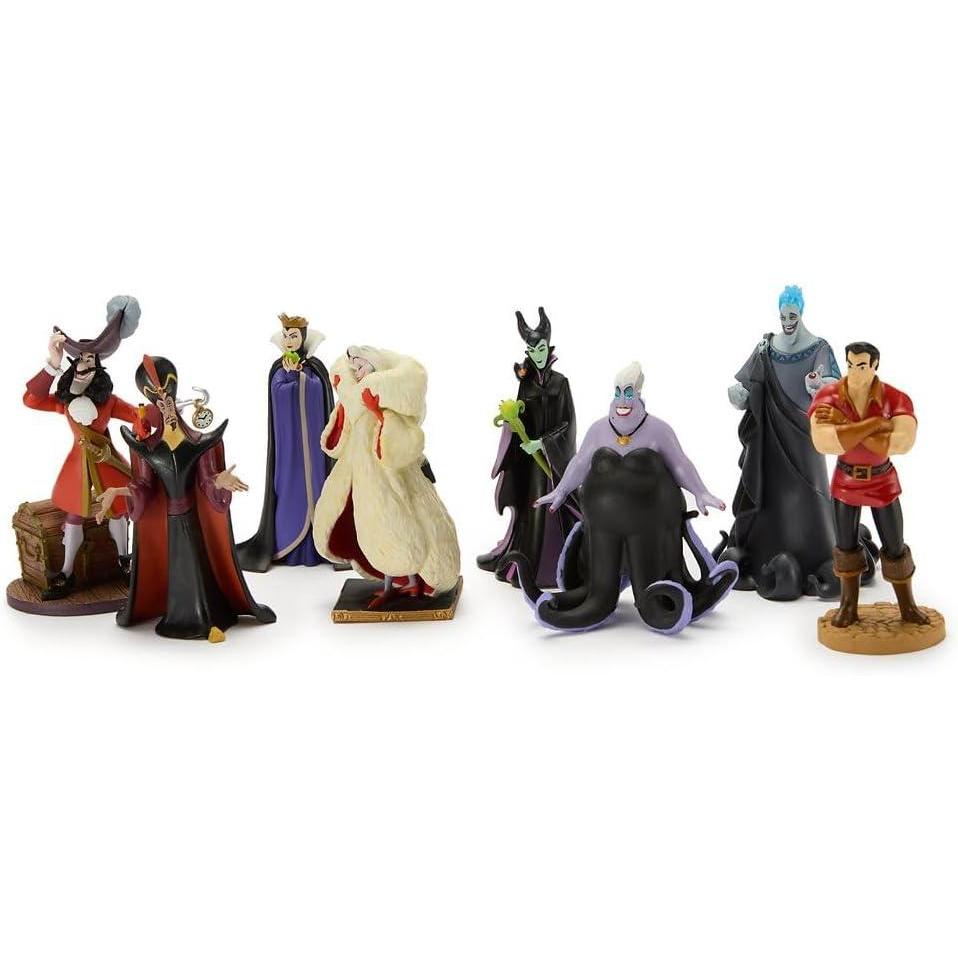 imageDISNEY STORE Official Once Upon a Story Figure Set  8 Fully Sculpted Disney Figures Including Cinderella Ariel Belle Jasmine Tiana ampamp More in DoubleTiered Box with Scenic BackgroundsVillains