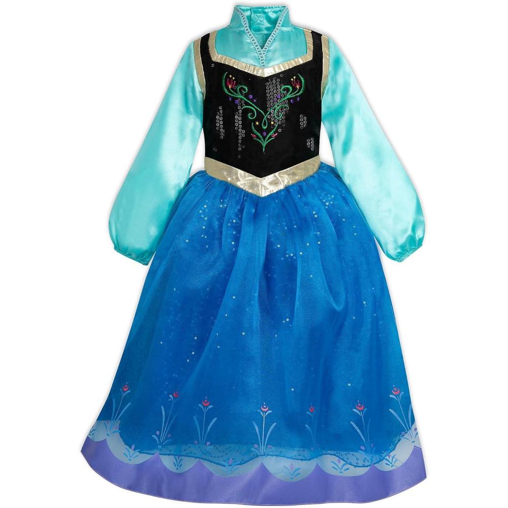 imageDISNEY STORE Official Princess Halloween Costume for Kids  Disney Princess Dresses  Dress up Clothes for Pretend PlayAnna