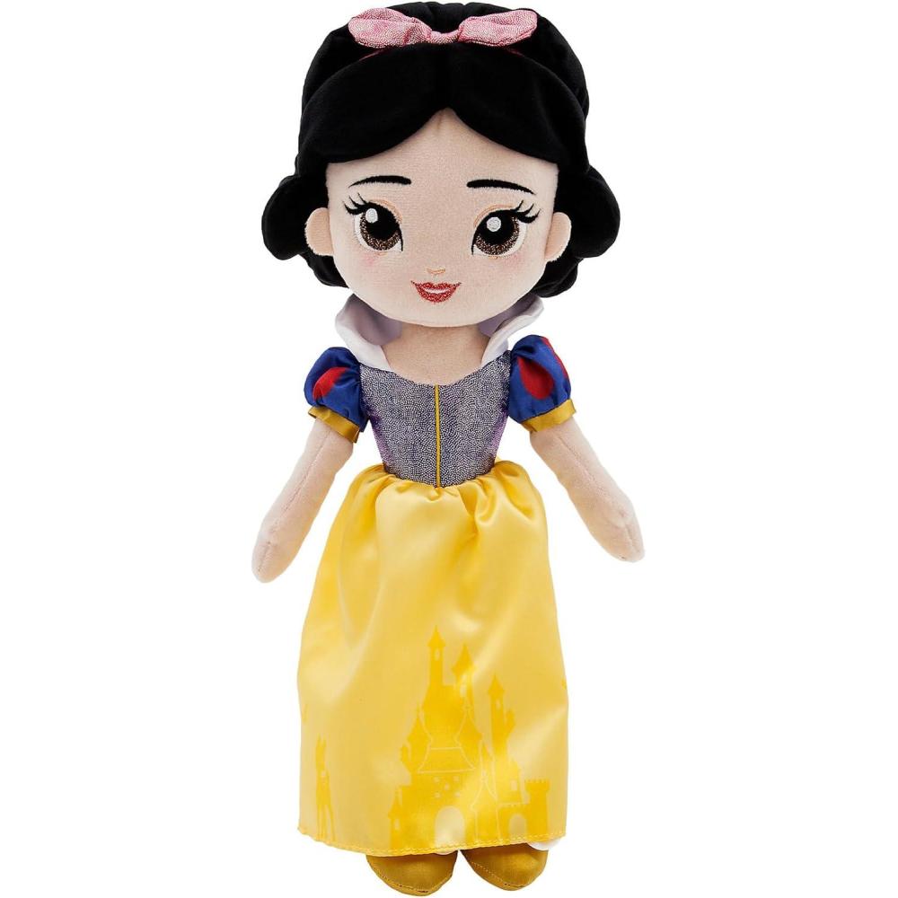 imageDISNEY STORE Official Princess Plush Doll Mulan Medium 14 Inches Soft Plushy with Embroidered Features Princess Toys for Girls Disney Dolls Stuffed Animals for GirlsSnow White