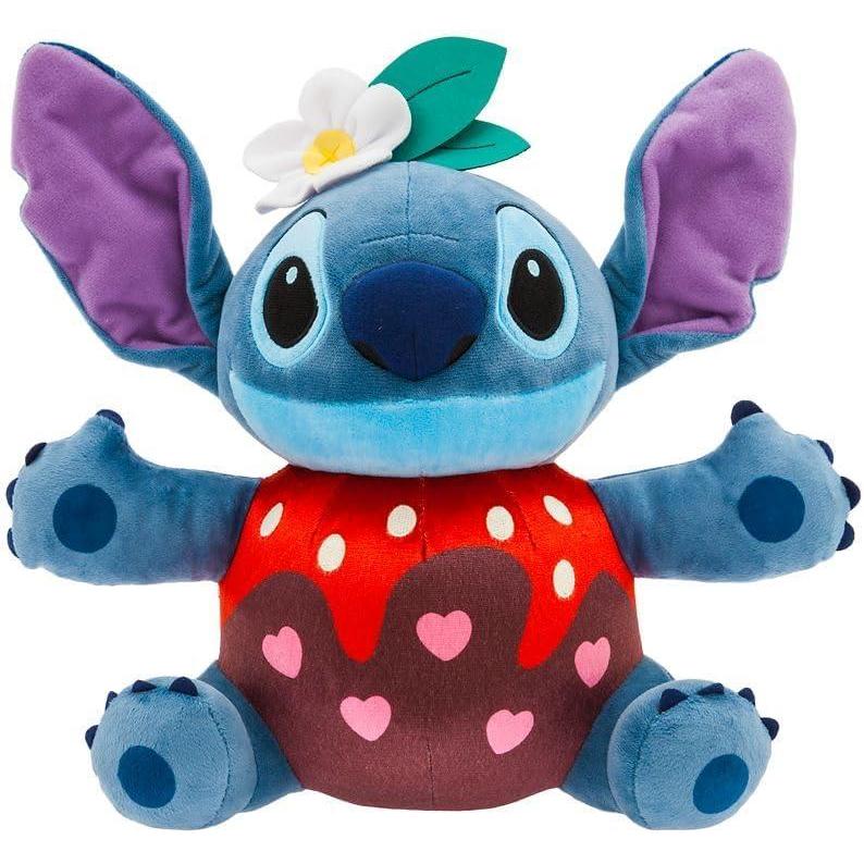 imageDISNEY STORE Official Stitch Valentines Day Plushie  Chocolate Dipped Strawberry Design Embroidered Features Super Soft Stuffed Animal  Inspired by Lilo ampamp Stitch