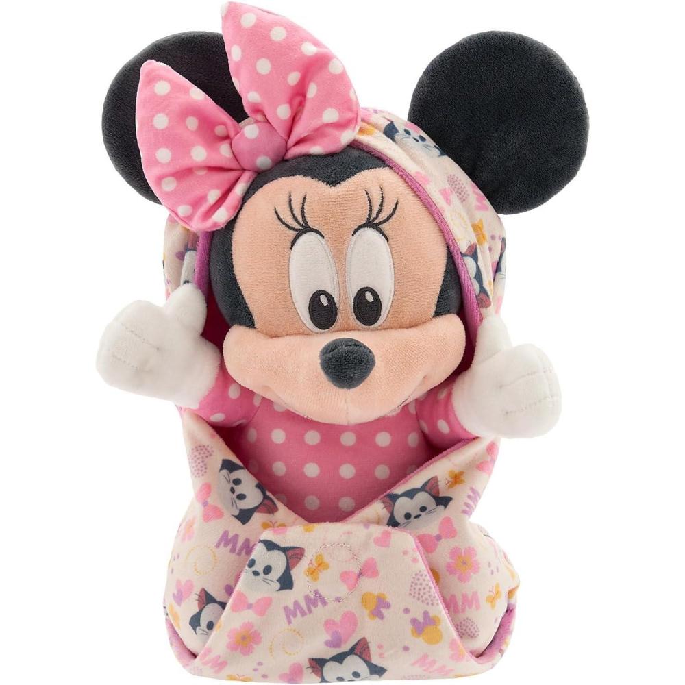 imageDISNEY STORE UnisexChildren Babies Collection Stitch Plush in Swaddle with Detailed Plush Features  Official Soft Toy  Stuffed Animals for BabiesMinnie Mouse