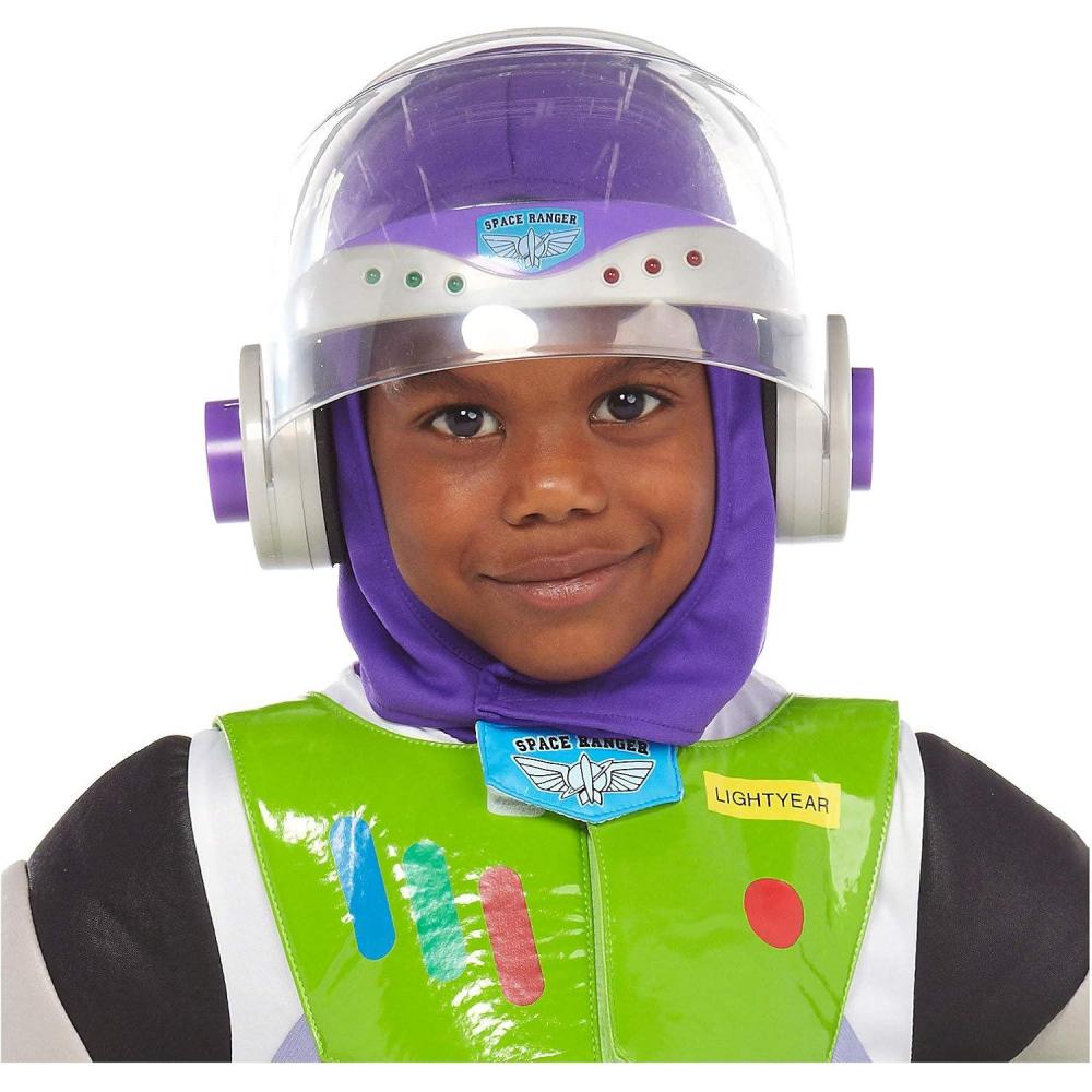 imageDisney Pixar Disney Store Official Buzz Lightyear LightUp Helmet for Kids Costume Helmet for Dress Up ampamp Role Play  Pair with Buzz Lightyear Costume with Lights ampamp Sound for Kids Sold Separately