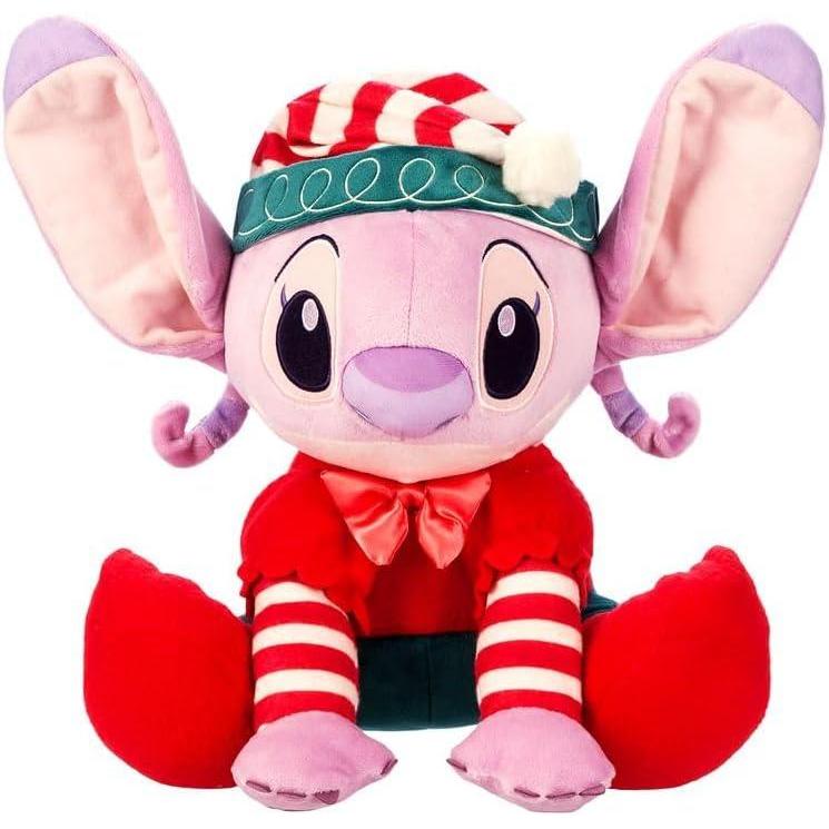 imageDisney Store Holiday Plush  Angel Stuffed Animals with Embroidered Details Plush Sculpting Christmas Collection Soft Toys Suitable for All Ages