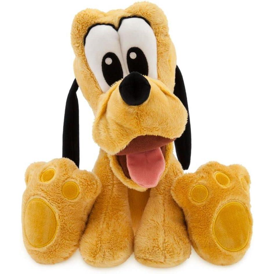 imageDisney Store Official Pluto Big Feet Plush  Small 12 Inches Soft and Huggable Toy Perfect Collectors and Kids Ideal Gift for Birthdays and Special Occasions Ages 0