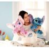 imageDISNEY STORE Official Angel Medium Soft Toy for Kids Cuddly Character with Fuzzy Texture and Embroidered Details Flexible Floppy Ears Disney Plushy Suitable for All AgesAngel
