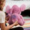 imageDISNEY STORE Official Angel Medium Soft Toy for Kids Cuddly Character with Fuzzy Texture and Embroidered Details Flexible Floppy Ears Disney Plushy Suitable for All AgesAngel