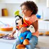 imageDISNEY STORE Official Angel Medium Soft Toy for Kids Cuddly Character with Fuzzy Texture and Embroidered Details Flexible Floppy Ears Disney Plushy Suitable for All AgesGoofy