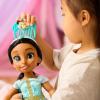 imageDISNEY STORE Official Anna Once Upon a Story Doll  16 Inch Disney Princess Toys Featuring Reflective Eyes with 3D Pupil and Iris Detailed Costume Hair Comb ampamp Shoes  Comes in Display BoxJasmine