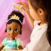 imageDISNEY STORE Official Anna Once Upon a Story Doll  16 Inch Disney Princess Toys Featuring Reflective Eyes with 3D Pupil and Iris Detailed Costume Hair Comb ampamp Shoes  Comes in Display BoxTiana