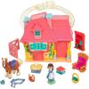 imageDISNEY STORE Official Jasmine Palace Micro Play Set Micro Toy Set Includes Jasmine Aladdin Genie and Abu Micro Figures Travel Toy Portable Playset with Handle Travel Toys with Surprise RevealsBelle