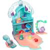 imageDISNEY STORE Official Jasmine Palace Micro Play Set Micro Toy Set Includes Jasmine Aladdin Genie and Abu Micro Figures Travel Toy Portable Playset with Handle Travel Toys with Surprise RevealsAriel