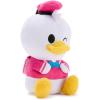 imageDISNEY STORE Official Mini MixIts Plushies  Alice  Cute Stuffed Animals  Mix ampamp Match Detachable Hats  Hook and Loop Strap  Plush Toys for Kids and Collectors 7 InchDonald Pink Shirt
