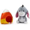 imageDISNEY STORE Official Mini MixIts Plushies  Alice  Cute Stuffed Animals  Mix ampamp Match Detachable Hats  Hook and Loop Strap  Plush Toys for Kids and Collectors 7 InchEeyore