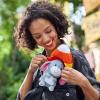 imageDISNEY STORE Official Mini MixIts Plushies  Alice  Cute Stuffed Animals  Mix ampamp Match Detachable Hats  Hook and Loop Strap  Plush Toys for Kids and Collectors 7 InchEeyore