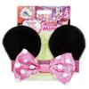 imageDISNEY STORE Official Minnie Mouse Ears Headband for Baby  Plush Ears with Pink Polka Dot Satin Bow Comfy Pink Elastic Band  Disney Hair Accessories for Babies Perfect for Little Ones