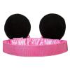imageDISNEY STORE Official Minnie Mouse Ears Headband for Baby  Plush Ears with Pink Polka Dot Satin Bow Comfy Pink Elastic Band  Disney Hair Accessories for Babies Perfect for Little Ones