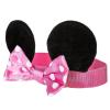 imageDISNEY STORE Official Minnie Mouse Ears Headband for Baby  Plush Ears with Pink Polka Dot Satin Bow Comfy Pink Elastic Band  Disney Hair Accessories for Babies Perfect for Little Ones