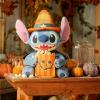 imageDISNEY STORE Official Minnie Mouse Halloween Plush  Disney Halloween Stuffed Animal with Embroidered Features Detailed Plush Sculpting Satin Print Dress Bow Felt Teeth and Cyclops EyeStitch