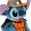 imageDISNEY STORE Official Minnie Mouse Halloween Plush  Disney Halloween Stuffed Animal with Embroidered Features Detailed Plush Sculpting Satin Print Dress Bow Felt Teeth and Cyclops EyeStitch