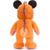imageDISNEY STORE Official Minnie Mouse Halloween Plush  Disney Halloween Stuffed Animal with Embroidered Features Detailed Plush Sculpting Satin Print Dress Bow Felt Teeth and Cyclops EyeMickey