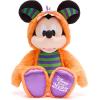 imageDISNEY STORE Official Minnie Mouse Halloween Plush  Disney Halloween Stuffed Animal with Embroidered Features Detailed Plush Sculpting Satin Print Dress Bow Felt Teeth and Cyclops EyeMickey