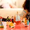 imageDISNEY STORE Official Once Upon a Story Figure Set  8 Fully Sculpted Disney Figures Including Cinderella Ariel Belle Jasmine Tiana ampamp More in DoubleTiered Box with Scenic BackgroundsDisney Princess