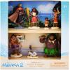 imageDISNEY STORE Official Once Upon a Story Figure Set  8 Fully Sculpted Disney Figures Including Cinderella Ariel Belle Jasmine Tiana ampamp More in DoubleTiered Box with Scenic BackgroundsMoana 2